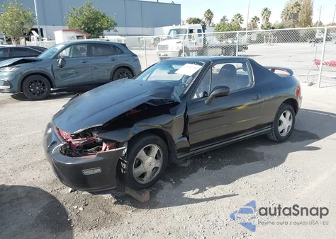 1993 Honda Civic Del Sol Si из США, поврежденный, VIN JHMEH6267PS011674